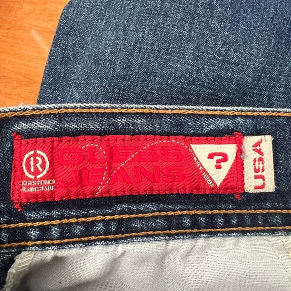 Vintage Y2K Guess USA Blue Denim Skirt 30 Waist Women’s - Picture 5 of 7